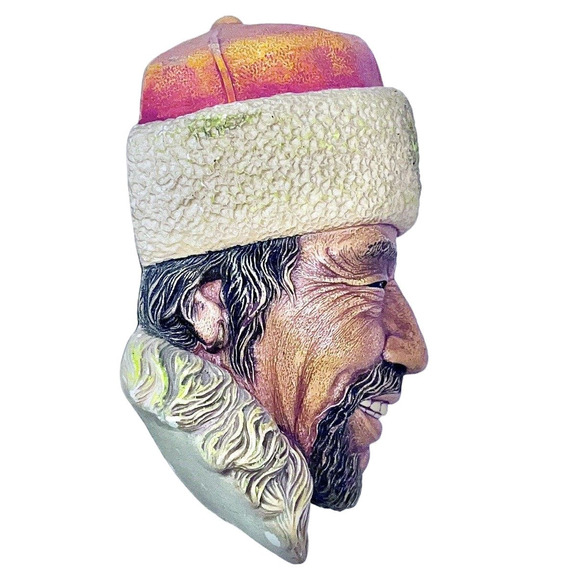 Bossons Himalayan Chalkware Head 1966 #44 Made In England Vintage - Picture 2 of 7